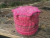 Jester Crown Hat in Hot Pink