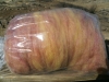 Hue-EO Pale Peach and Maroon, Kid Mohair and Wool Spinning fiber